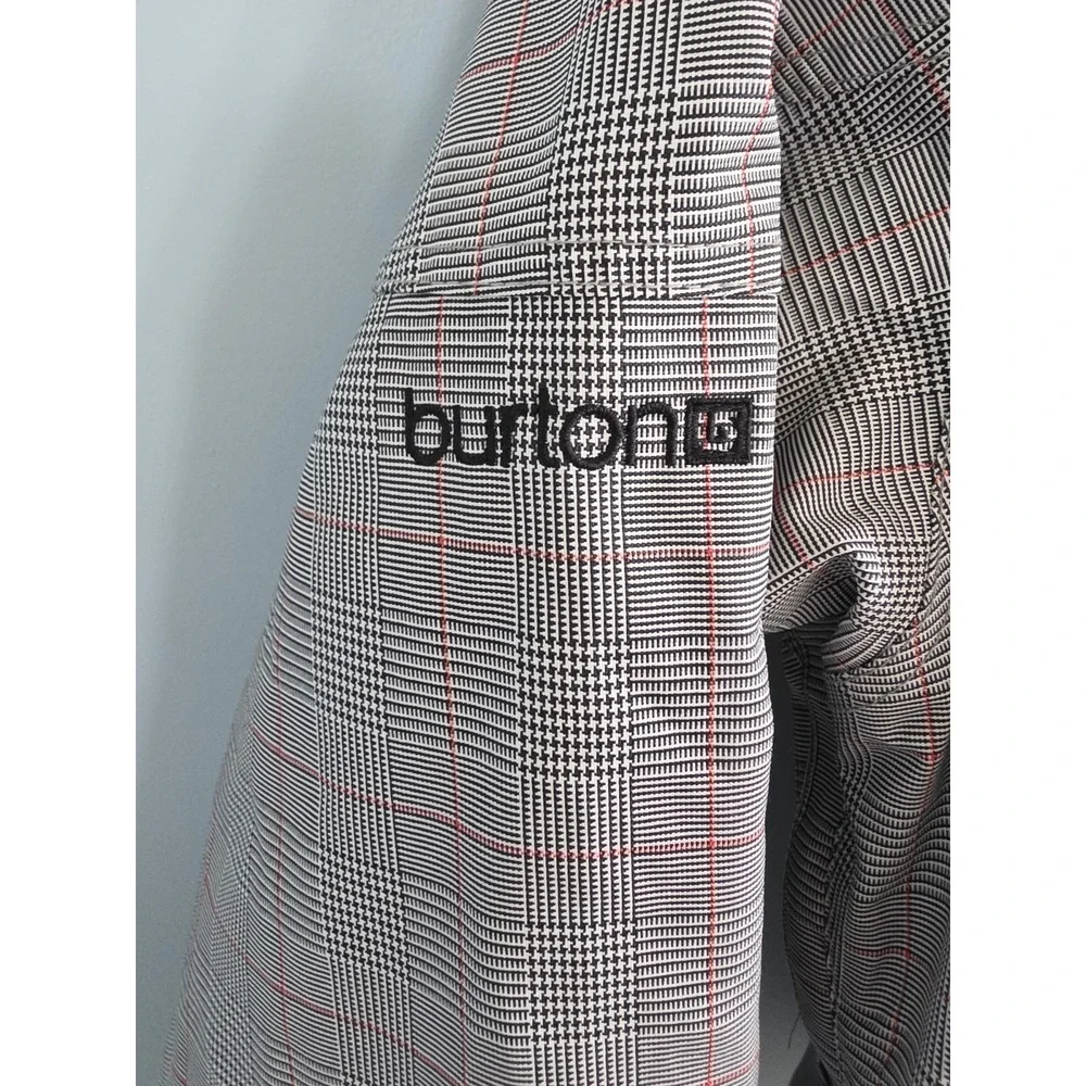 Burton Dry-Ride Jacket Ski/Snowboard XL Plaid Full Zip Winter Insulated Travel